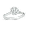 Thumbnail Image 0 of Vera Wang Love Collection 3/4 CT. T.W. Diamond Frame Twist Engagement Ring in 14K White Gold