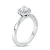 Thumbnail Image 2 of Vera Wang Love Collection 3/4 CT. T.W. Diamond Frame Twist Engagement Ring in 14K White Gold