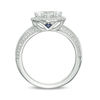 Thumbnail Image 3 of Vera Wang Love Collection 3/4 CT. T.W. Marquise Diamond Sideways Frame Vintage-Style Engagement Ring in 14K White Gold