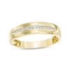 Thumbnail Image 0 of Men's 1/20 CT. T.W. Diamond Wedding Band in 10K Gold