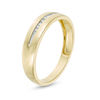 Thumbnail Image 2 of Men's 1/20 CT. T.W. Diamond Wedding Band in 10K Gold