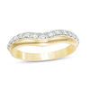 Thumbnail Image 1 of 1/2 CT. T.W. Diamond Contour Wedding Band in 14K Gold