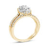 Thumbnail Image 1 of 1-1/3 CT. T.W. Oval Diamond Frame Bridal Set in 14K Gold (J/SI2)