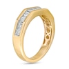 Thumbnail Image 2 of Men's 1/10 CT. T.W. Diamond Wedding Band in 10K Gold