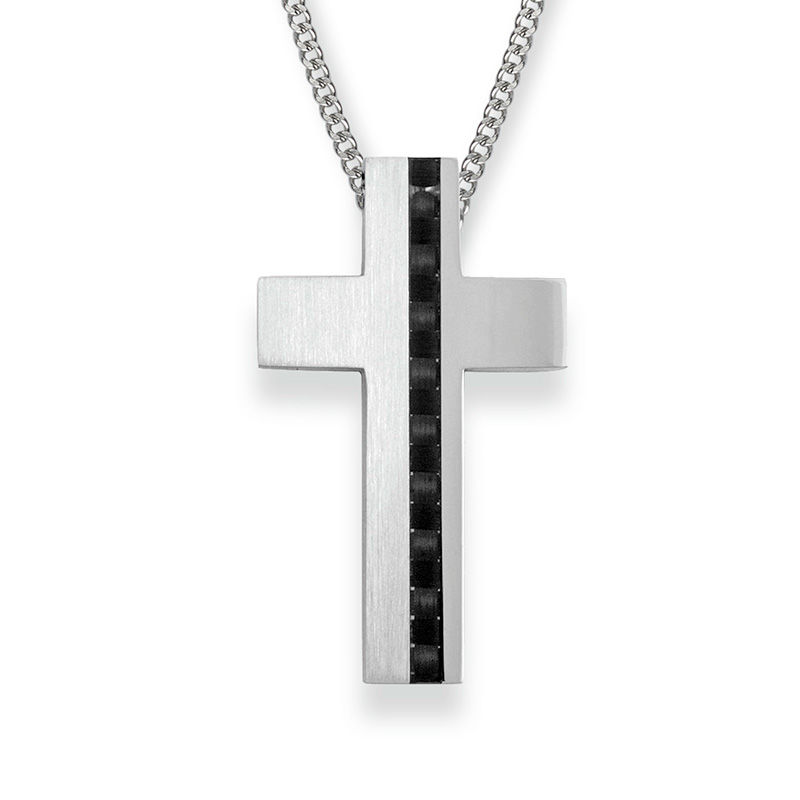 Sterling Silver Engraved Cross Pendant Necklace | REEDS Jewelers