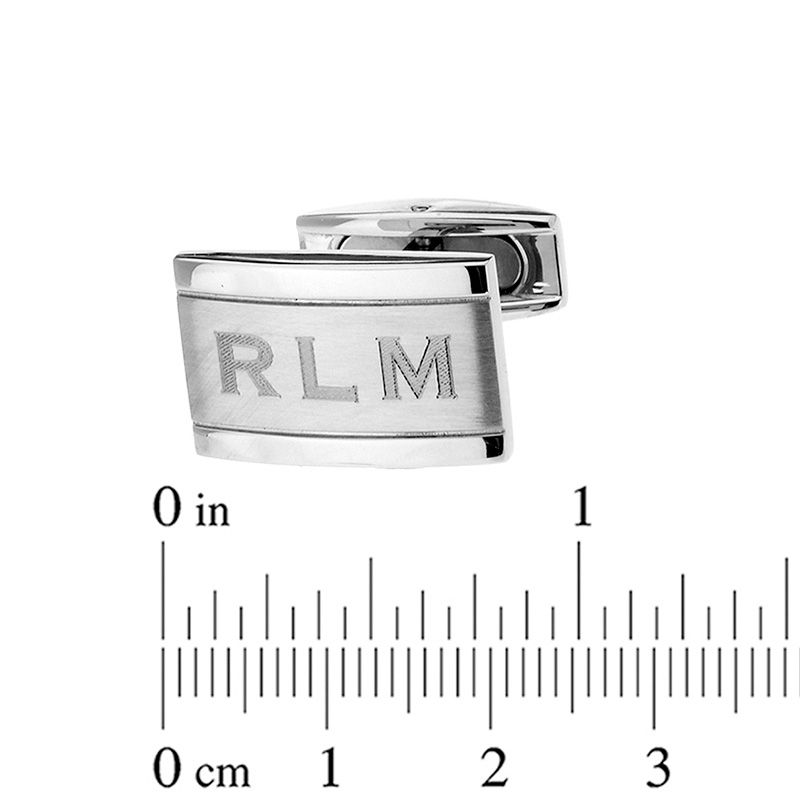 Men's Engravable MultiTextured Money Clip and Cuff Links Set in