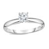 Thumbnail Image 0 of 1/3 CT. Certified Diamond Solitaire Engagement Ring in 14K White Gold (I/SI2)