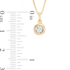 Thumbnail Image 3 of 1/2 CT. T.W. Diamond Bezel-Set Solitaire Pendant and Stud Earrings Set in 10K Gold