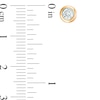 Thumbnail Image 4 of 1/2 CT. T.W. Diamond Bezel-Set Solitaire Pendant and Stud Earrings Set in 10K Gold