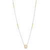 Thumbnail Image 1 of 1/5 CT. T.W. Composite Diamond Bar Station Necklace in 10K Two-Tone Gold