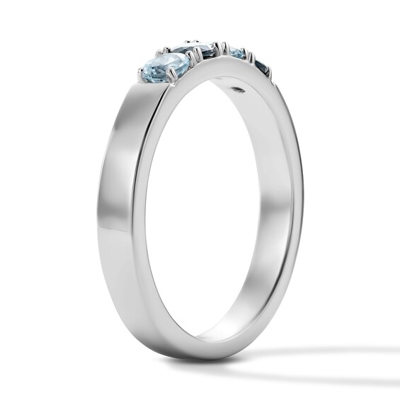 Mother's 3.0mm Birthstone Eternity-Style Ring (3-12 Stones)