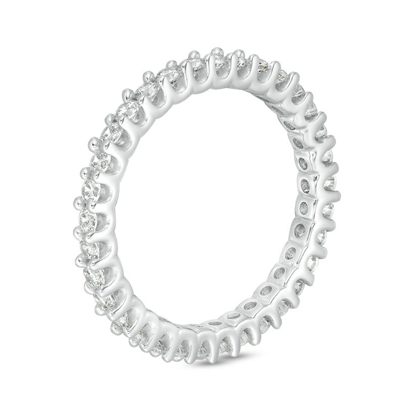 Main Image 2 of 1 CT. T.W. Diamond Eternity Band in 10K White Gold