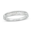 Thumbnail Image 0 of 1/4 CT. T.W. Baguette Diamond Wedding Band in 14K White Gold