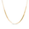 Thumbnail Image 0 of Ladies' 3.0mm Herringbone Chain Necklace in 10K Gold - 18"