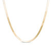 Thumbnail Image 1 of Ladies' 3.0mm Herringbone Chain Necklace in 10K Gold - 18"