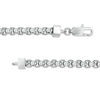 Thumbnail Image 3 of Multi-Finish ID Bracelet in Stainless Steel and Black and Blue IP - 8.5"