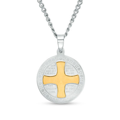 cross medallion necklace