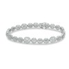 Thumbnail Image 4 of 3 CT. T.W. Multi-Diamond Frame Bracelet in 10K White Gold