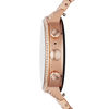 Thumbnail Image 1 of Ladies' Fossil Q Venture HR Crystal Accent Rose-Tone Gen 4 Smart Watch with Black Dial (Model: FTW6011)