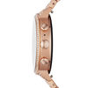 Thumbnail Image 2 of Ladies' Fossil Q Venture HR Crystal Accent Rose-Tone Gen 4 Smart Watch with Black Dial (Model: FTW6011)