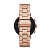 Thumbnail Image 3 of Ladies' Fossil Q Venture HR Crystal Accent Rose-Tone Gen 4 Smart Watch with Black Dial (Model: FTW6011)