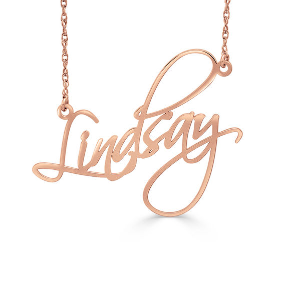 Script Name Necklace (1 Line)