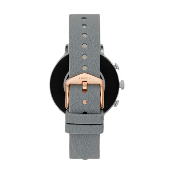 Ladies' Fossil Q Venture HR Two-Tone Strap Gen 4 Smart Watch with Black Dial (Model: Ftw6016)