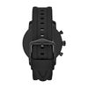Thumbnail Image 3 of Men's Fossil Q Explorist HR Black Strap Gen 4 Smart Watch with Black Dial (Model: FTW4018)
