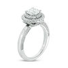 Thumbnail Image 2 of Vera Wang Love Collection 1-1/2 CT. T.W. Certified Diamond Double Frame Engagement Ring in 14K White Gold (I/SI2)