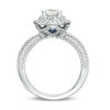 Thumbnail Image 3 of Vera Wang Love Collection 1-1/2 CT. T.W. Certified Diamond Double Frame Engagement Ring in 14K White Gold (I/SI2)