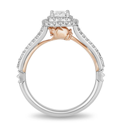 Featured image of post Zales Disney Belle Engagement Ring Why settle for one stone when you can have a cluster of stones