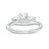 Thumbnail Image 4 of 2 CT. T.W. Certified Oval Diamond Past Present Future® Engagement Ring in 14K White Gold (I/I1)