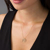 Thumbnail Image 2 of 1/4 CT. T.W. Baguette Diamond Tree of Life Pendant in 10K Gold