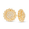 Thumbnail Image 0 of 1/5 CT. T.W. Composite Diamond Flower Vintage-Style Stud Earrings in 10K Gold