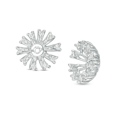 Earring Jackets White Gold Clearance Sale, UP TO 56% OFF | www 