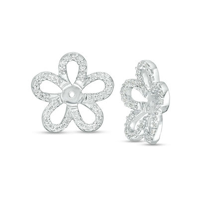 Top 10 Jewelry Gift 14k White Gold Floral Earring Jackets 