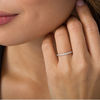 Thumbnail Image 1 of 1/4 CT. T.W. Diamond Graduated Anniversary Band in 14K White Gold