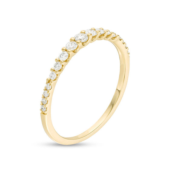 1/4 CT. T.w. Diamond Graduated Stackable Band in 14K Gold