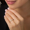 Thumbnail Image 1 of 1/2 CT. T.W. Diamond Graduated Anniversary Band in 14K Gold