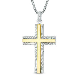 T.W. Diamond Cross Pendant 