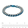 Thumbnail Image 2 of 10.0mm Curb Chain Bracelet in Two-Tone Stainless Steel - 8.5"
