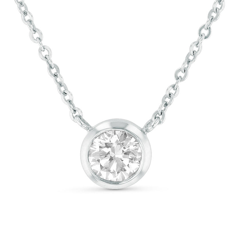 Diamond Bezel Necklace | gorjana