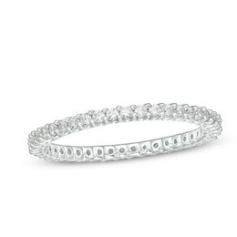 1/2 CT. T.W. Diamond Eternity Band in 10K White Gold