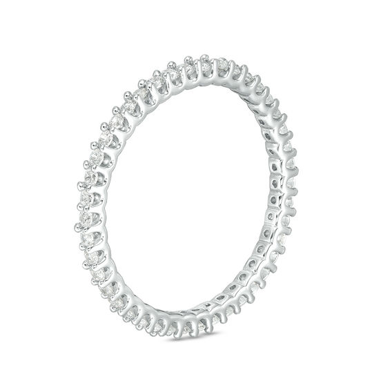 1/2 CT. T.w. Diamond Eternity Band in 10K White Gold
