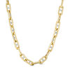 Thumbnail Image 0 of Men's 7.0mm Mariner Chain Necklace in 10K Two-Tone Gold - 22"