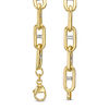 Thumbnail Image 2 of Men's 7.0mm Mariner Chain Necklace in 10K Two-Tone Gold - 22"