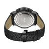 Thumbnail Image 2 of Men's JBW Saxon 1/6 CT. T.W. Diamond and Crystal Accent Black IP Strap Watch with Black Dial (Model: JB-6101L-I)