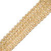 Thumbnail Image 0 of 18.0mm Textured Woven Bracelet in 10K Gold - 8"