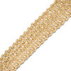 Thumbnail Image 1 of 18.0mm Textured Woven Bracelet in 10K Gold - 8"