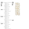 Thumbnail Image 2 of 3.0-4.0mm Freshwater Cultured Pearl Double Row Huggie Hoop Earrings in Sterling Silver